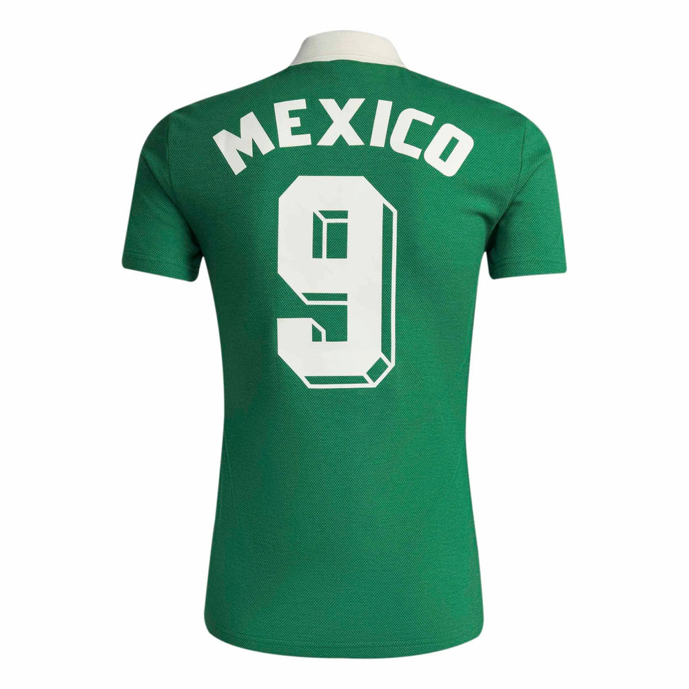 1986 Mexico Men's Retro Stadium Home Soccer Jersey Green - Adidas