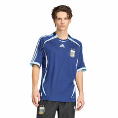 2006 Argentina Men's Retro Stadium Away Soccer Jersey Dark Blue - Adidas
