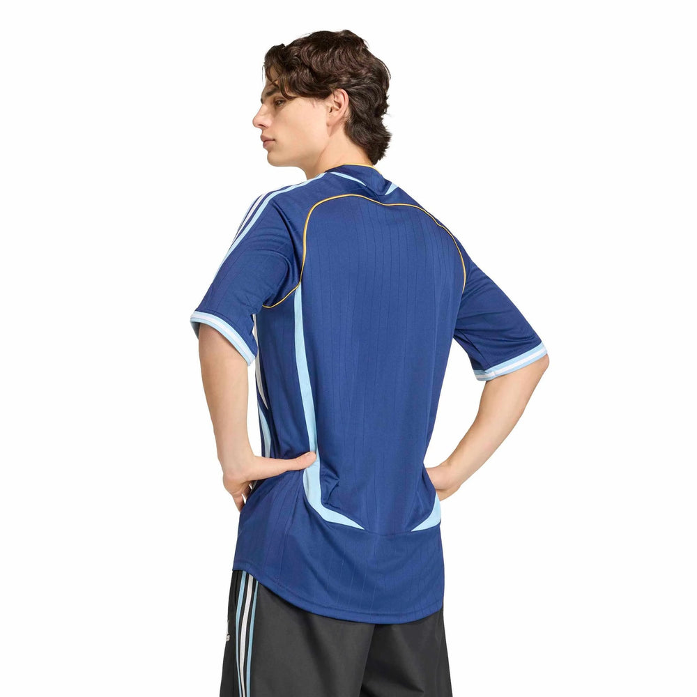 2006 Argentina Men's Retro Stadium Away Soccer Jersey Dark Blue - Adidas