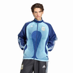 2006 Argentina Men's Retro Away Track Top Dark Blue - Adidas