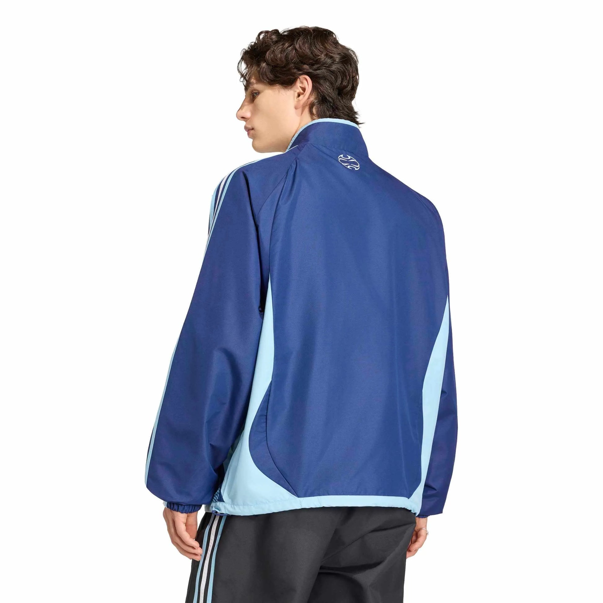 2006 Argentina Men's Retro Away Track Top Dark Blue - Adidas