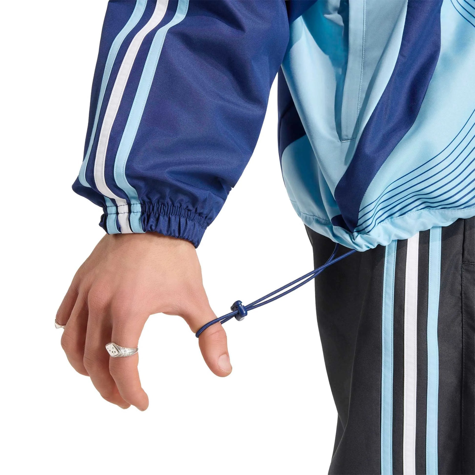 2006 Argentina Men's Retro Away Track Top Dark Blue - Adidas