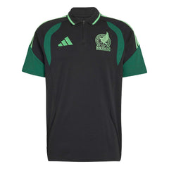 2026 Mexico Men's Tiro Polo Shirt Black / Green - Adidas