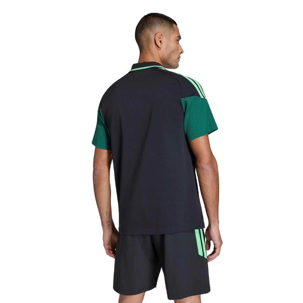 2026 Mexico Men's Tiro Polo Shirt Black / Green - Adidas