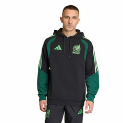 2026 Mexico Men's Tiro Hoodie Black/Green - Adidas
