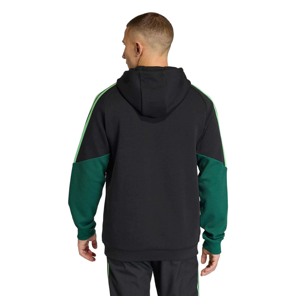 2026 Mexico Men's Tiro Hoodie Black/Green - Adidas