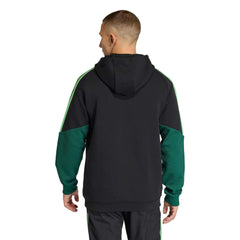 2026 Mexico Men's Tiro Hoodie Black/Green - Adidas