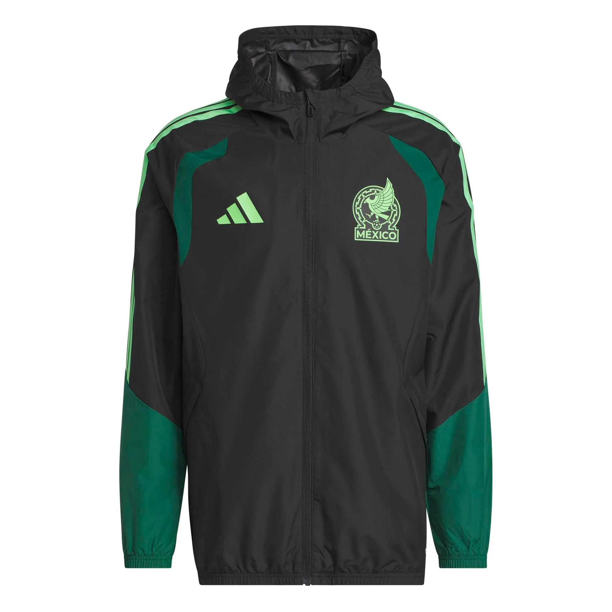 2026 Mexico Men's Tiro All Weather Jacket Black - Adidas