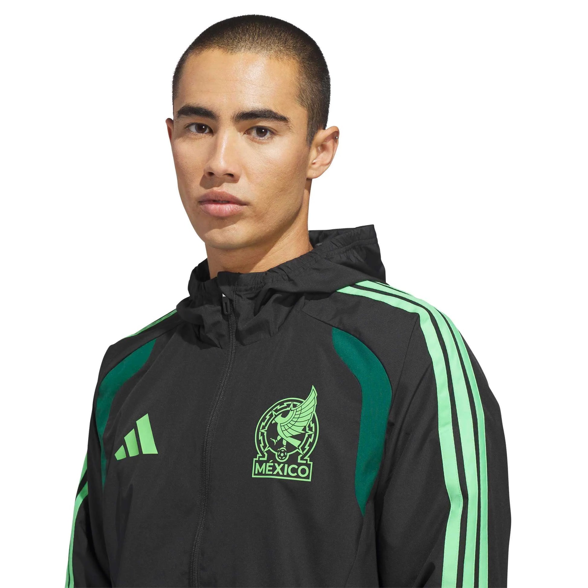 2026 Mexico Men's Tiro All Weather Jacket Black - Adidas