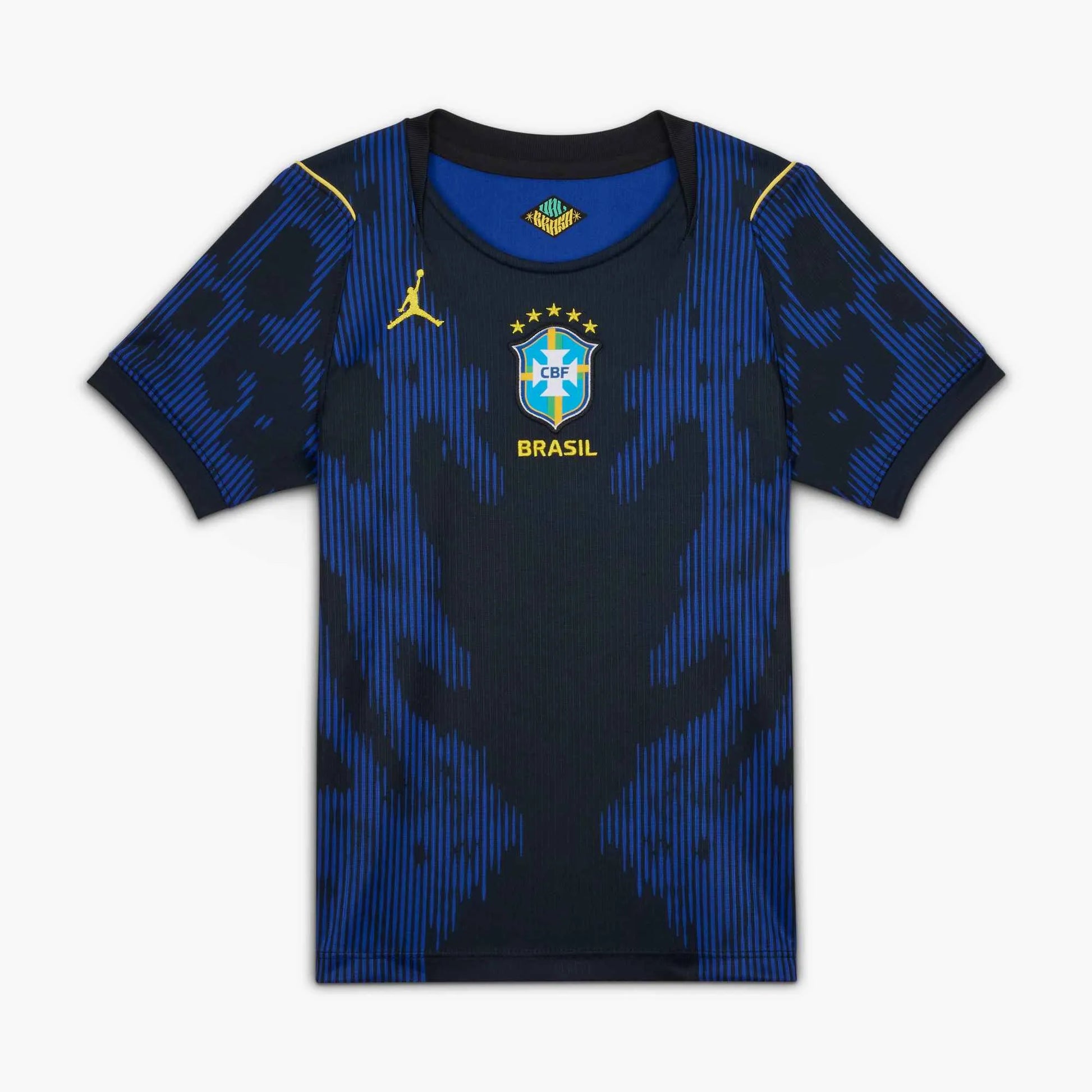 2026-27 Brazil Little Kids' Stadium Away Soccer Jersey Old Royal/Black/P109C - Nike