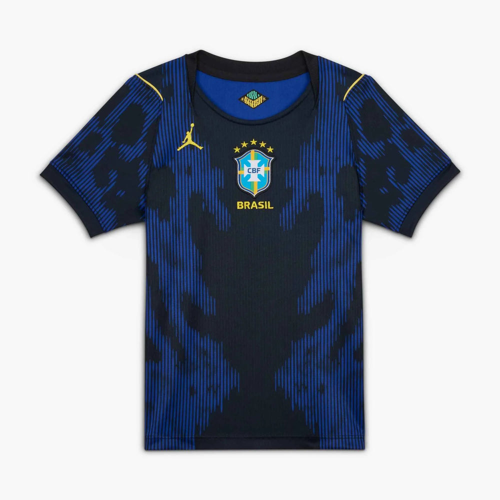 2026-27 Brazil Little Kids' Stadium Away Soccer Jersey Old Royal/Black/P109C - Nike