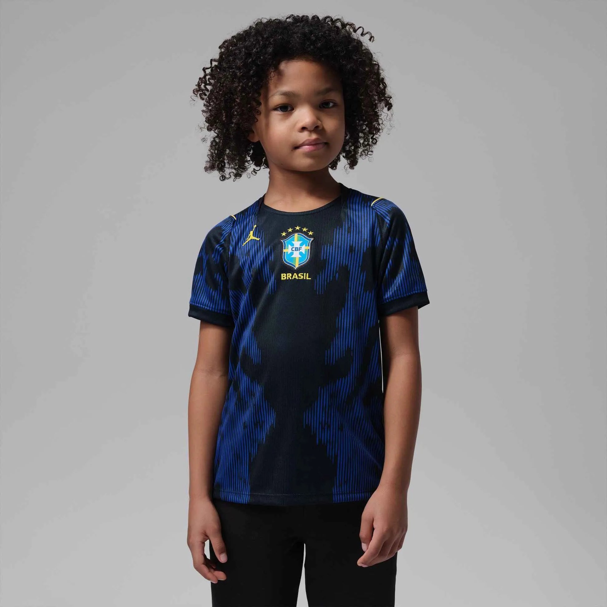 2026-27 Brazil Little Kids' Stadium Away Soccer Jersey Old Royal/Black/P109C - Nike