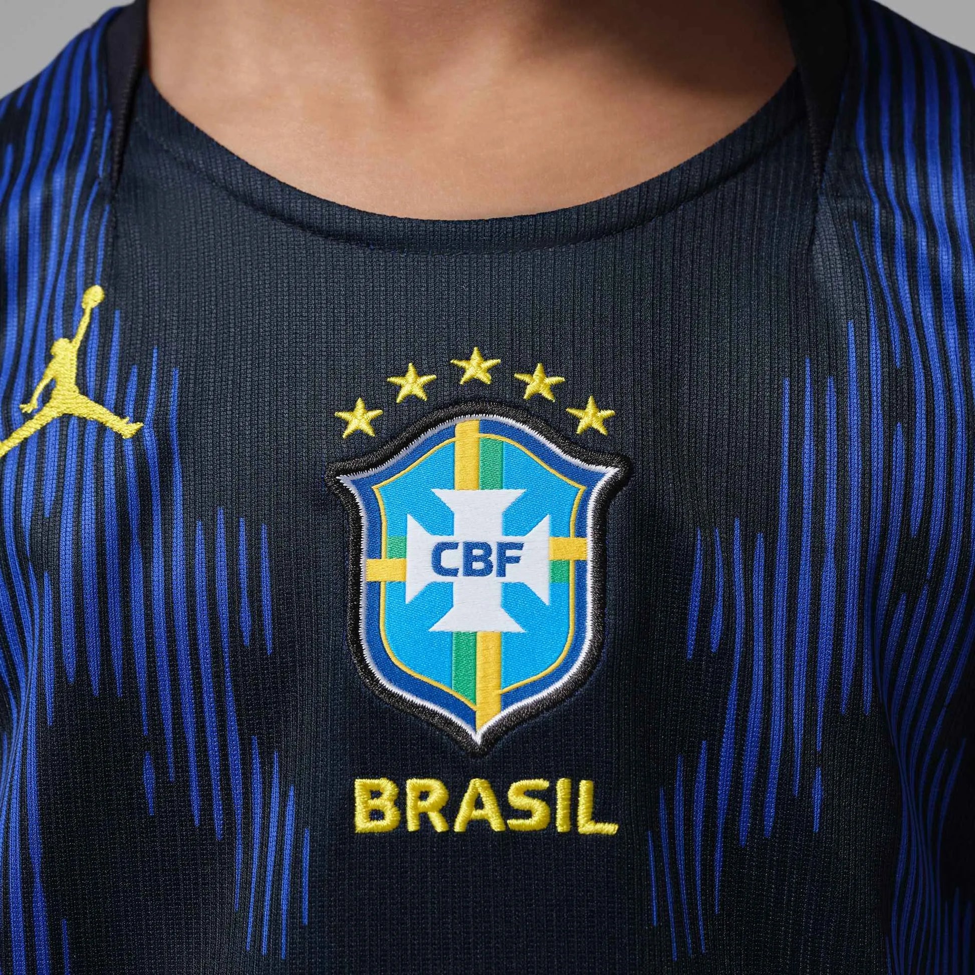 2026-27 Brazil Little Kids' Stadium Away Soccer Jersey Old Royal/Black/P109C - Nike