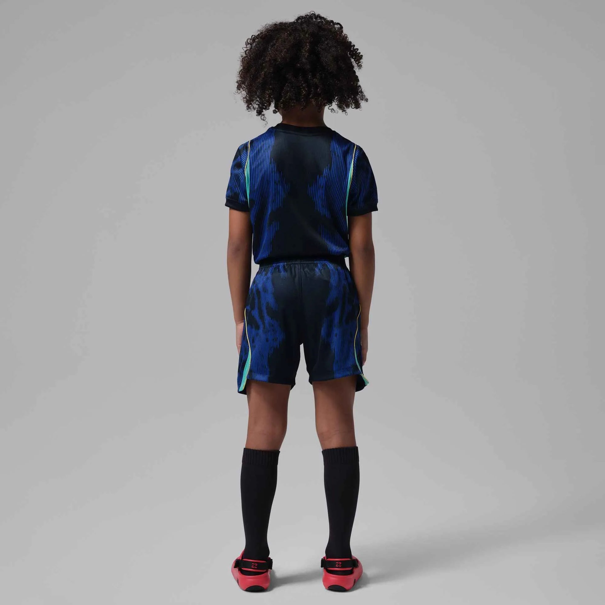 2026-27 Brazil Little Kids' Stadium Away Kit Old Royal/Black/P109C - Nike
