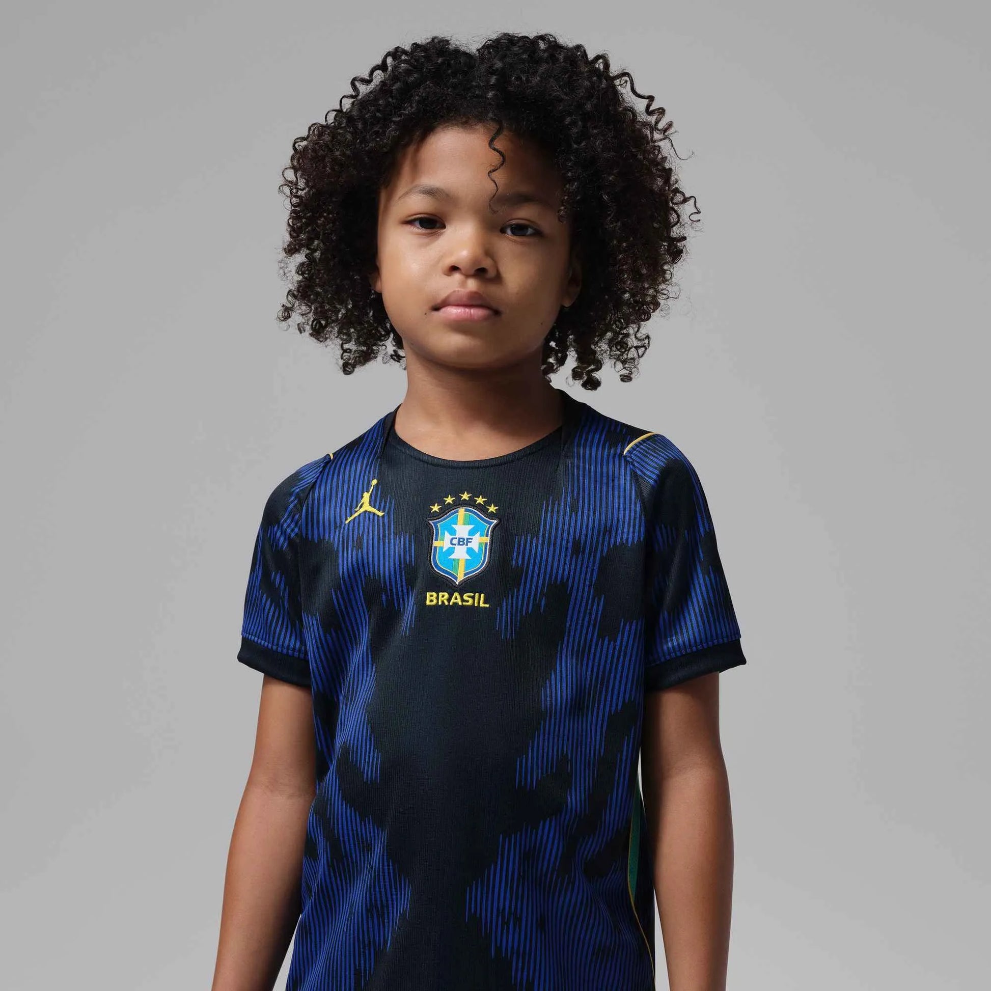 2026-27 Brazil Little Kids' Stadium Away Kit Old Royal/Black/P109C - Nike