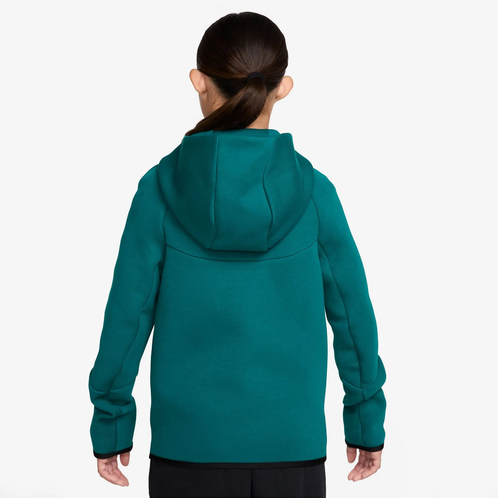 2026-27 Brazil Youth Full-Zip Tech Fleece Hoodie Geode Teal/Midwest Gold - Nike