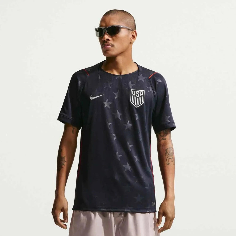 2026-27 USMNT Men's Stadium Away Soccer Jersey Dark Obsidian/Pure Platinum - Nike