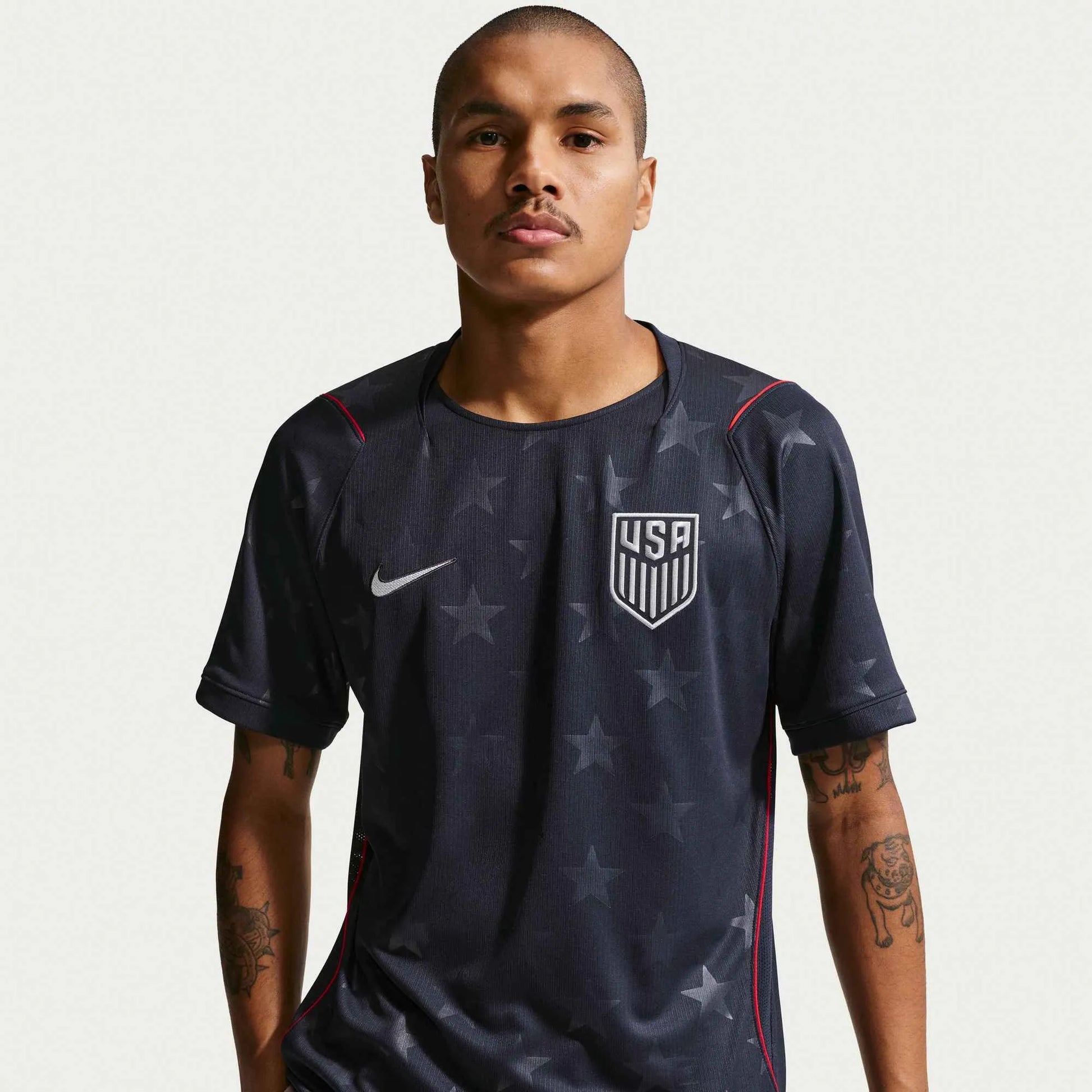 2026-27 USMNT Men's Stadium Away Soccer Jersey Dark Obsidian/Pure Platinum - Nike