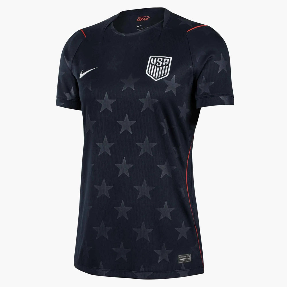 2026-27 USMNT Women's Stadium Away Soccer Jersey Dark Obsidian/Pure Platinum - Nike