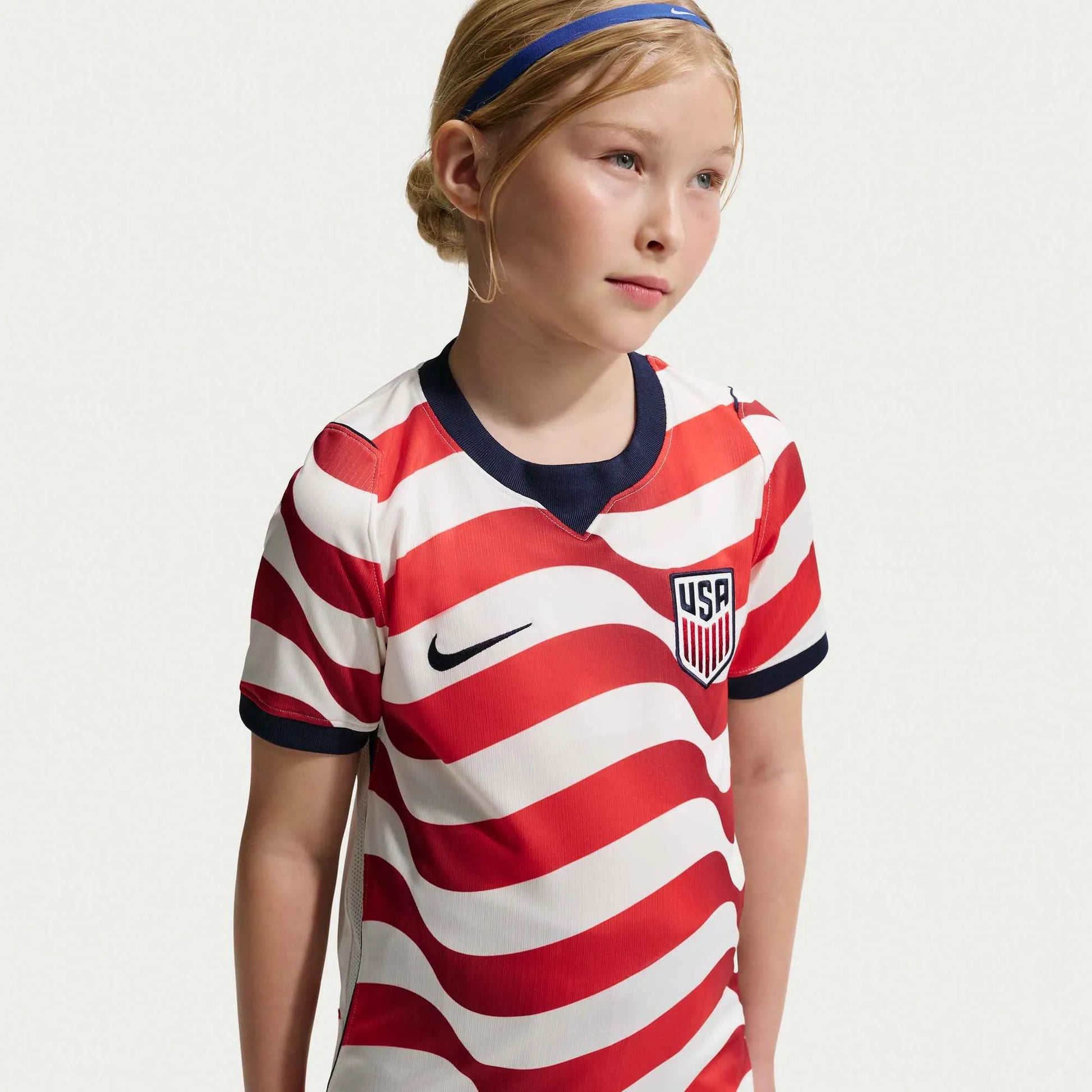 2026-27 USMNT Youth Stadium Home Soccer Jersey Sail/Midnight Navy/Midnight Navy - Nike