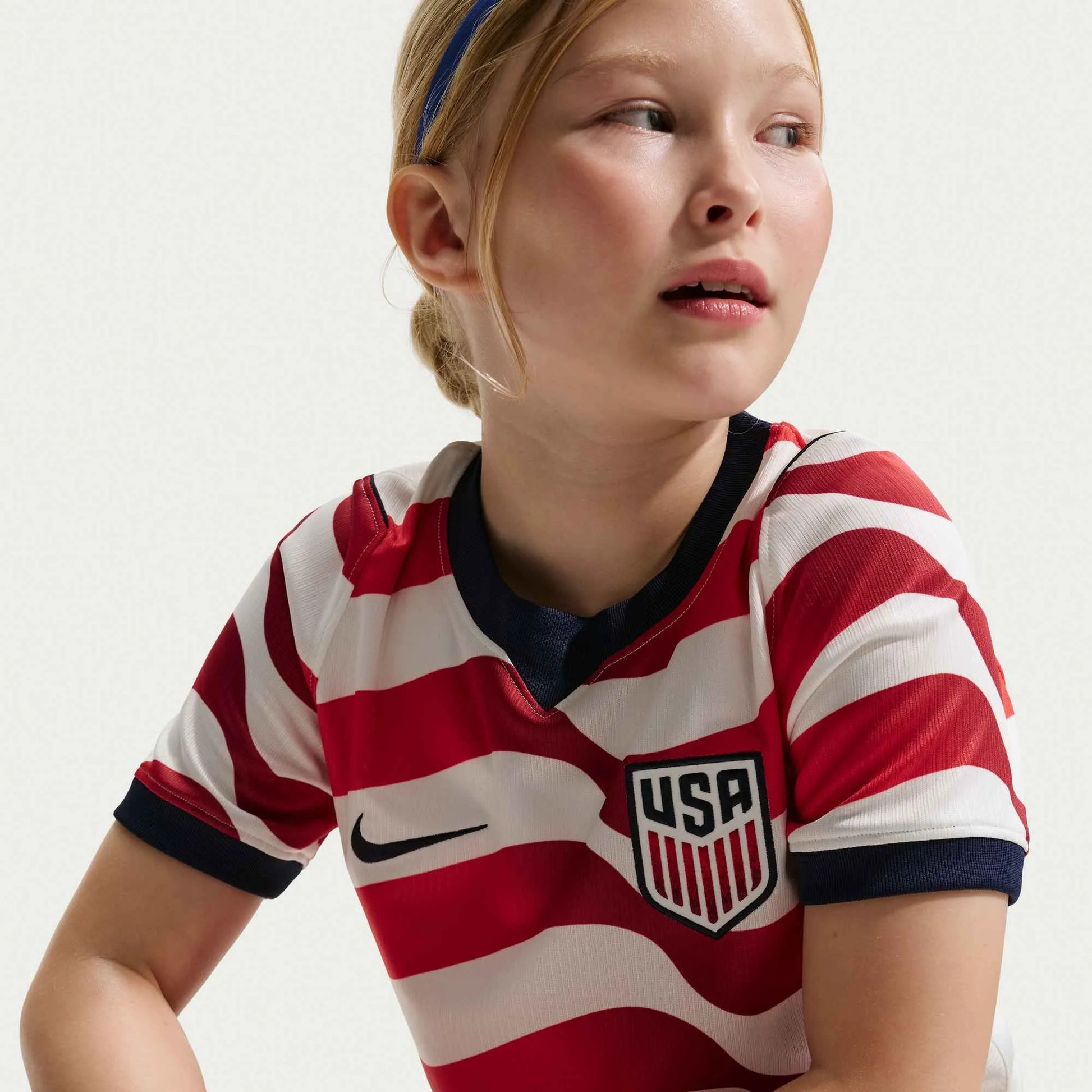 2026-27 USMNT Youth Stadium Home Soccer Jersey Sail/Midnight Navy/Midnight Navy - Nike
