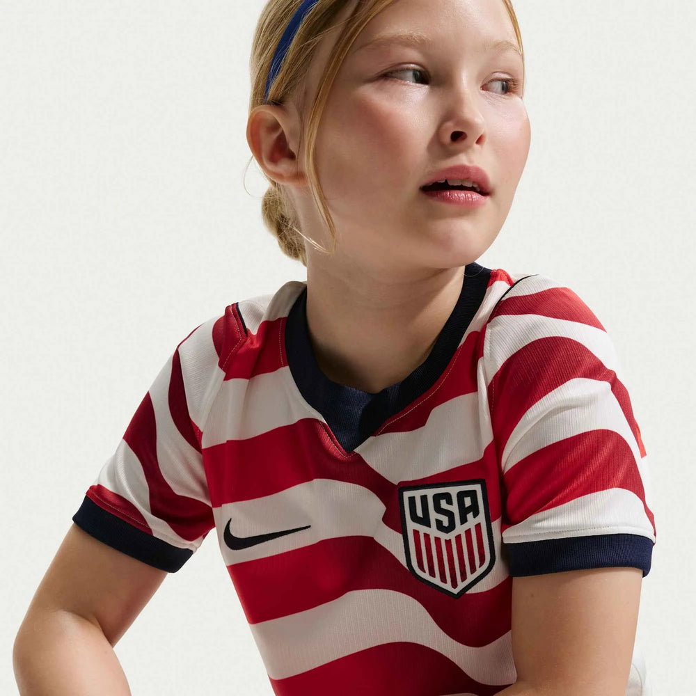 2026-27 USMNT Youth Stadium Home Soccer Jersey Sail/Midnight Navy/Midnight Navy - Nike