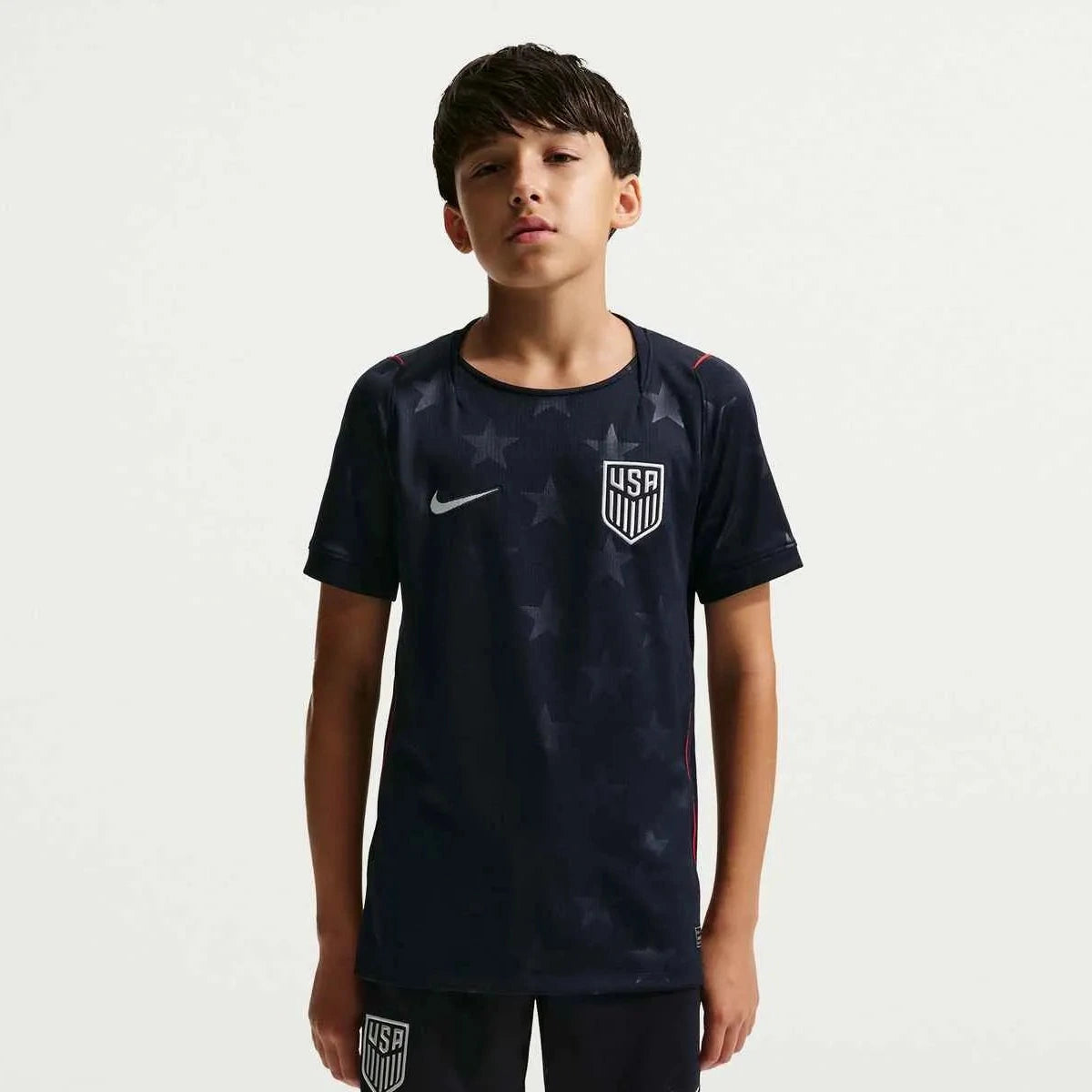 2026-27 USMNT Youth Stadium Away Soccer Jersey Dark Obsidian/Pure Platinum - Nike