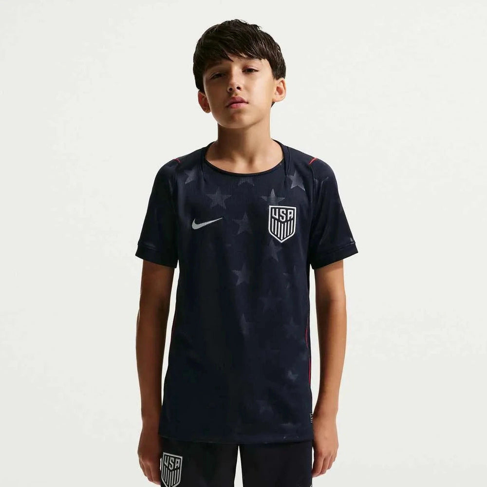 2026-27 USMNT Youth Stadium Away Soccer Jersey Dark Obsidian/Pure Platinum - Nike