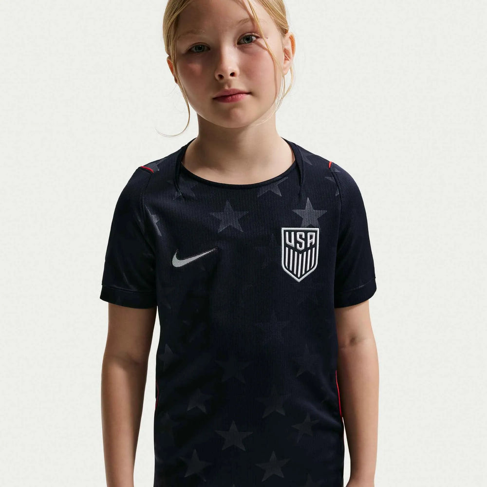 2026-27 USMNT Youth Stadium Away Soccer Jersey Dark Obsidian/Pure Platinum - Nike