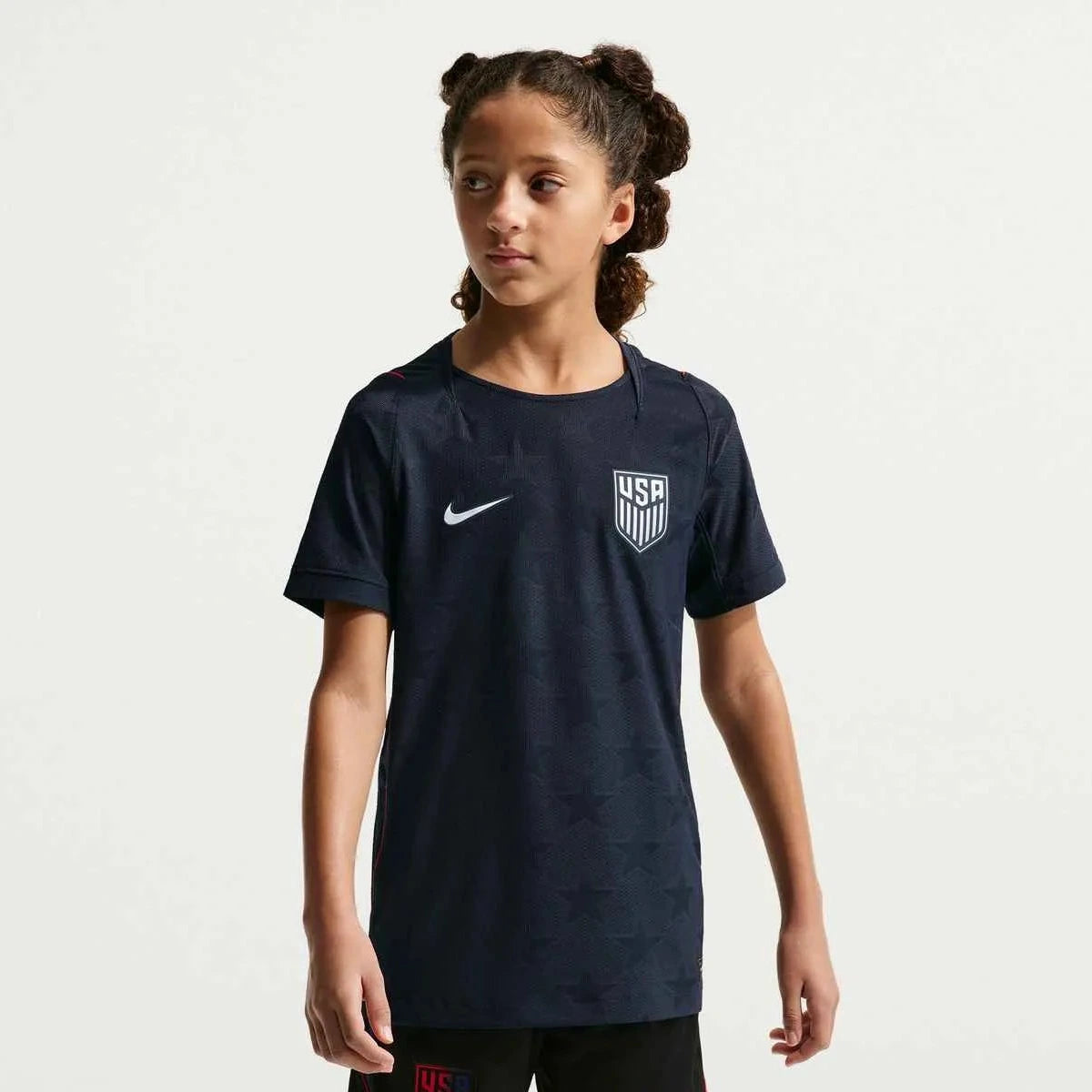 2026-27 USMNT Youth Authentic Away Soccer Jersey Dark Obsidian/Pure Platinum - Nike