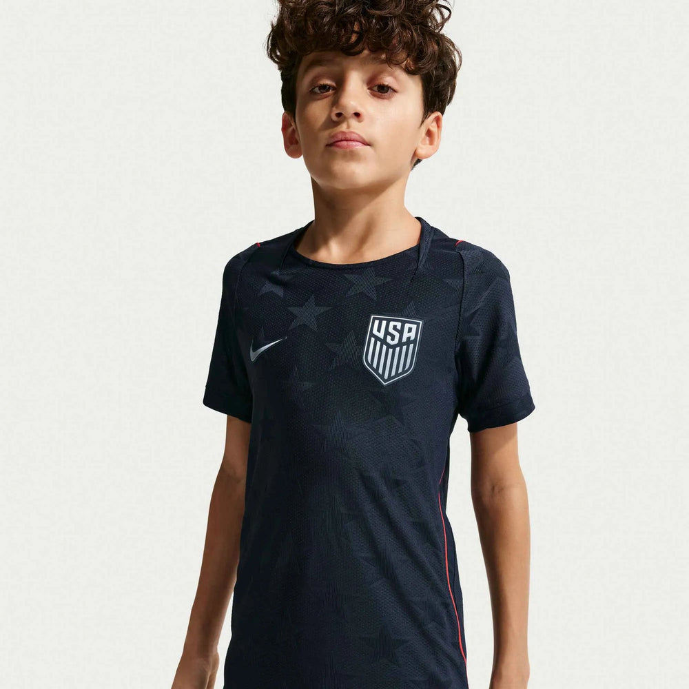 2026-27 USMNT Youth Authentic Away Soccer Jersey Dark Obsidian/Pure Platinum - Nike