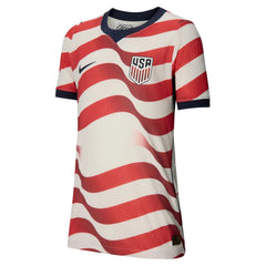 2026-27 USMNT Youth Authentic Home Player Soccer Jersey Sail/Midnight Navy/Midnight Navy - Nike