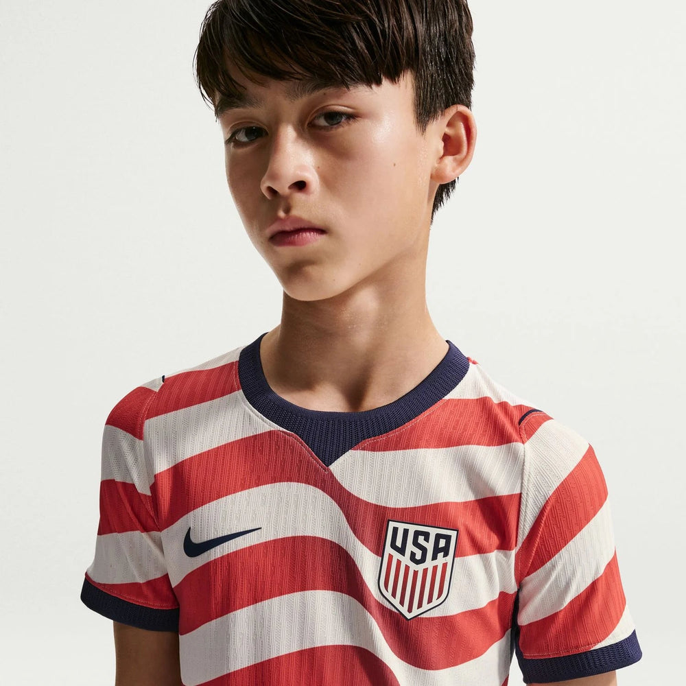 2026-27 USMNT Youth Authentic Home Player Soccer Jersey Sail/Midnight Navy/Midnight Navy - Nike