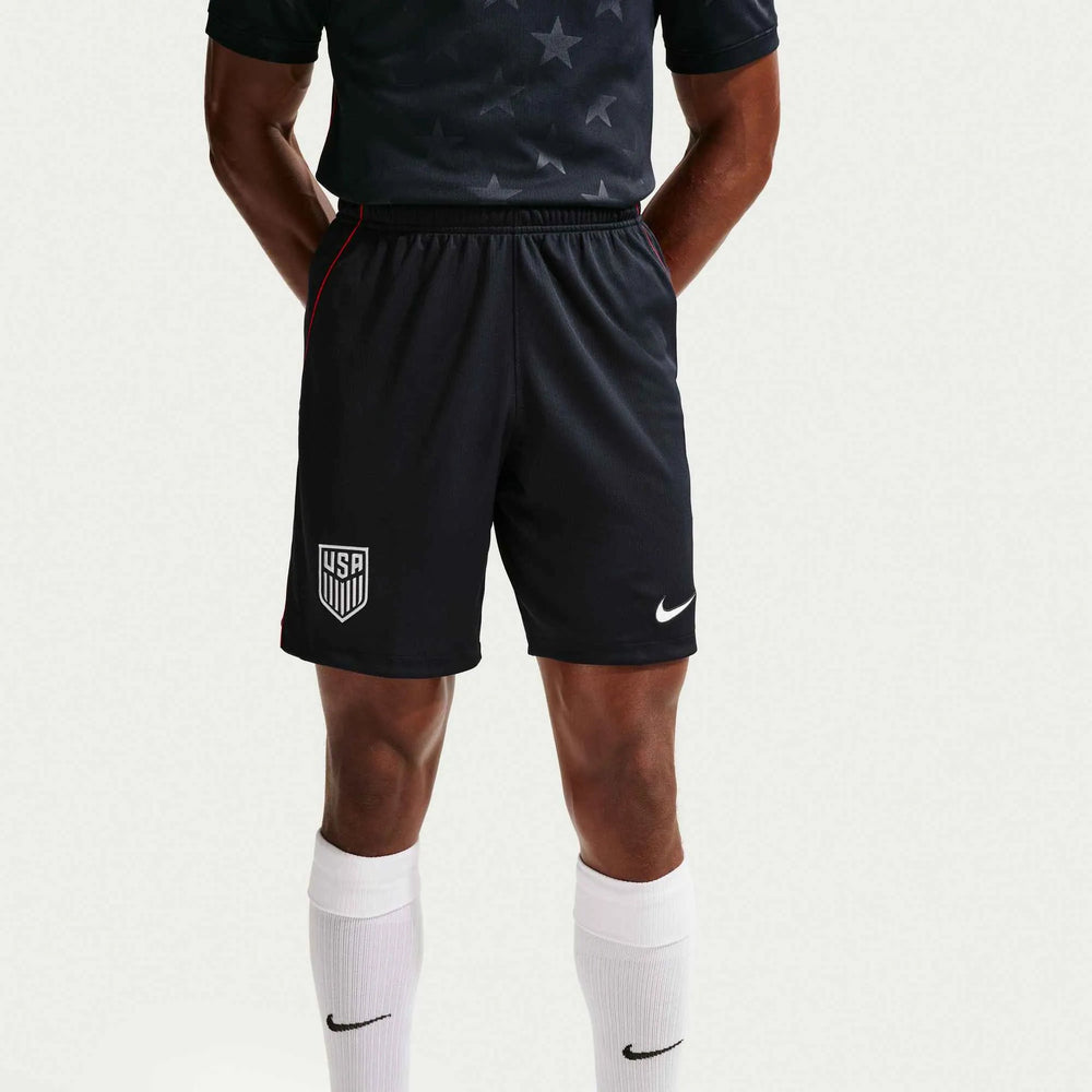 2026-27 USMNT Men's Stadium Away Shorts Dark Obsidian/Pure Platinum - Nike