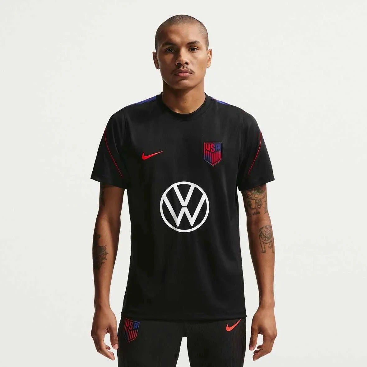 2026-27 USMNT Men's Strike Top Black/Deep Royal Blue/Challenge Red - Nike