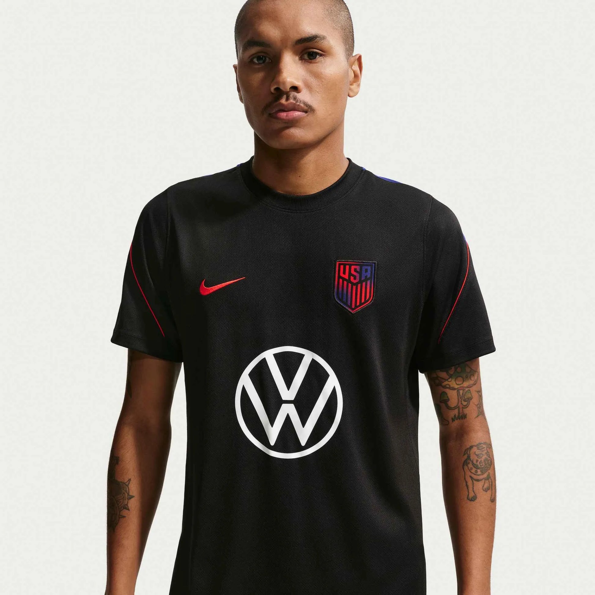 2026-27 USMNT Men's Strike Top Black/Deep Royal Blue/Challenge Red - Nike