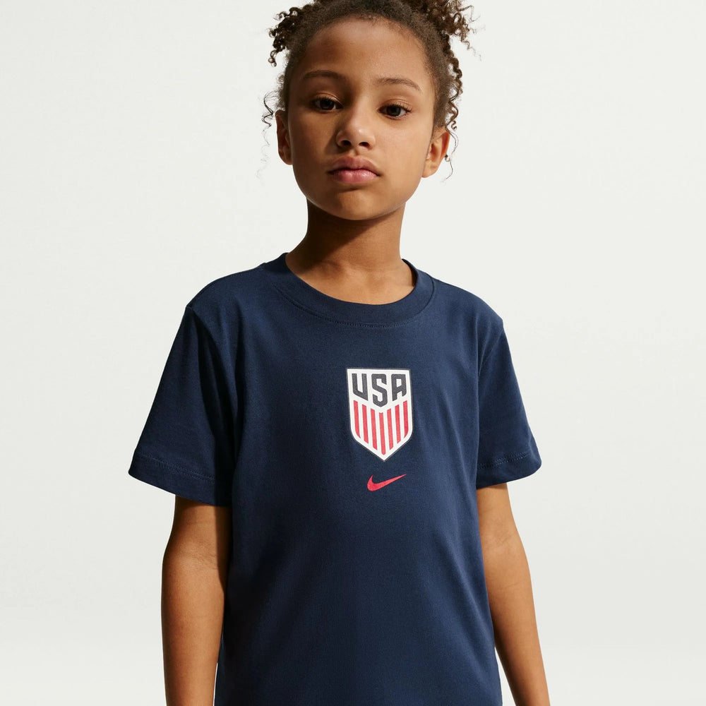 2026-27 USMNT Youth Crest Tee Midnight Navy - Nike
