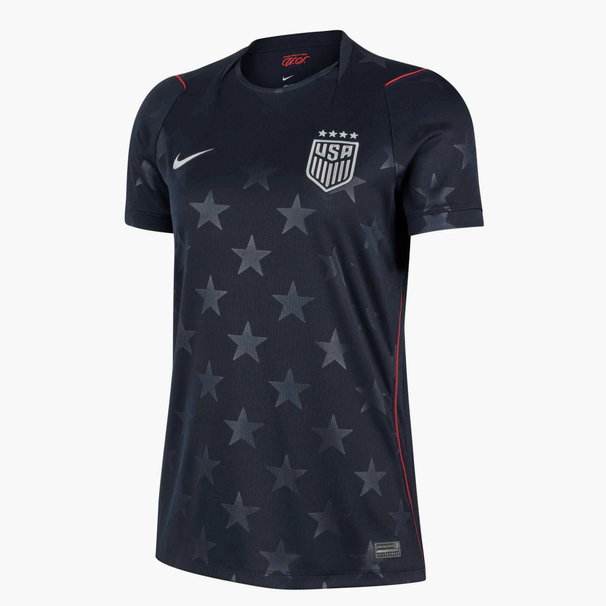 2026-27 USWNT Women's Stadium Away Soccer Jersey Dark Obsidian/Pure Platinum - Nike