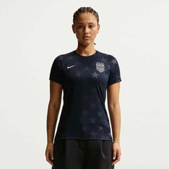 2026-27 USWNT Women's Stadium Away Soccer Jersey Dark Obsidian/Pure Platinum - Nike