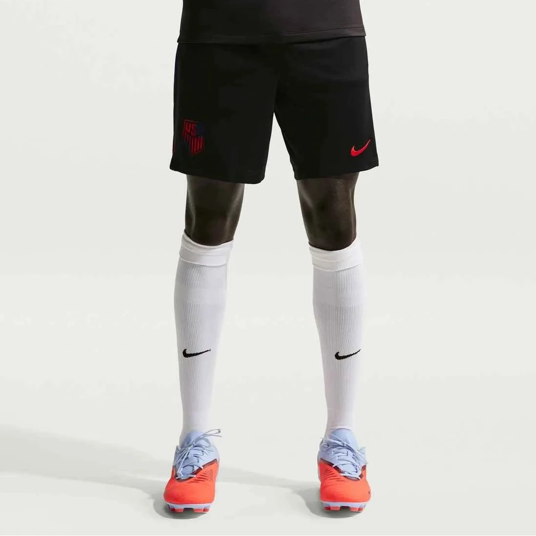 2026-27 USMNT Men's Strike KZ Shorts Black/Deep Royal Blue/Challenge Red - Nike