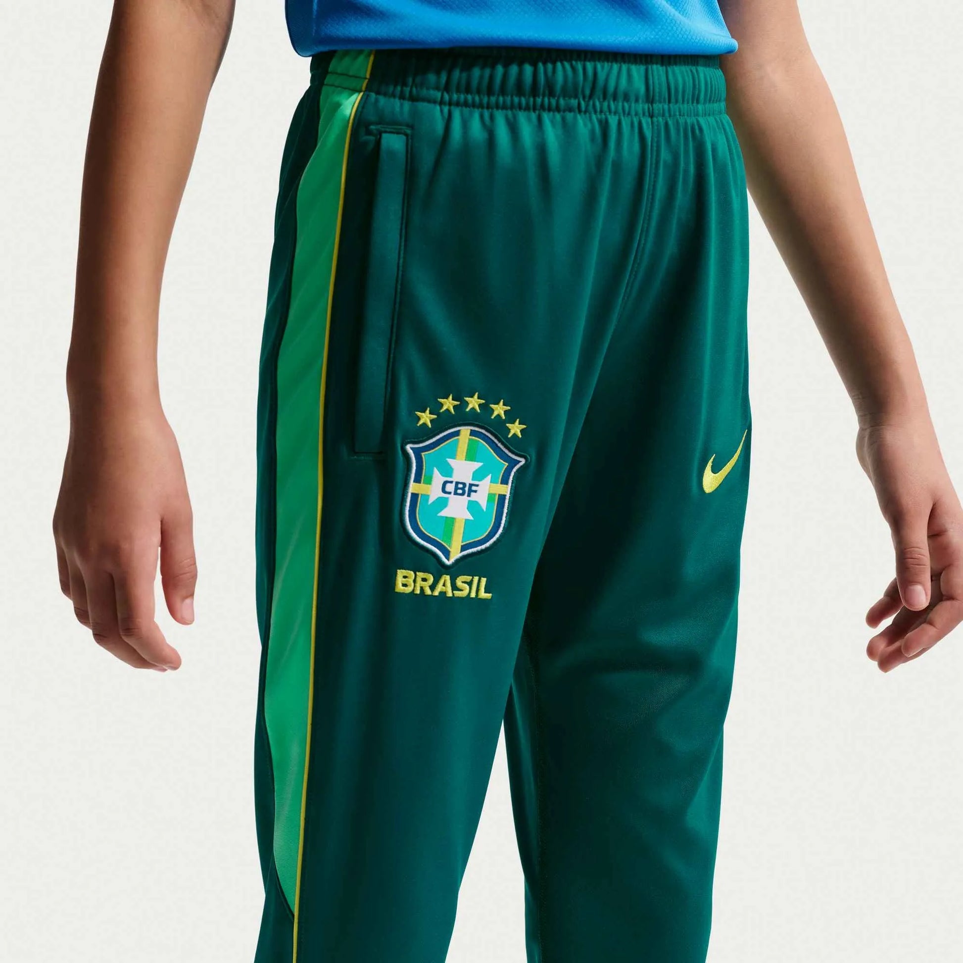 2026-27 Brazil Youth Academy Pro Track Suit LT Photo Blue/Geode Teal/Midwest Gold - Nike