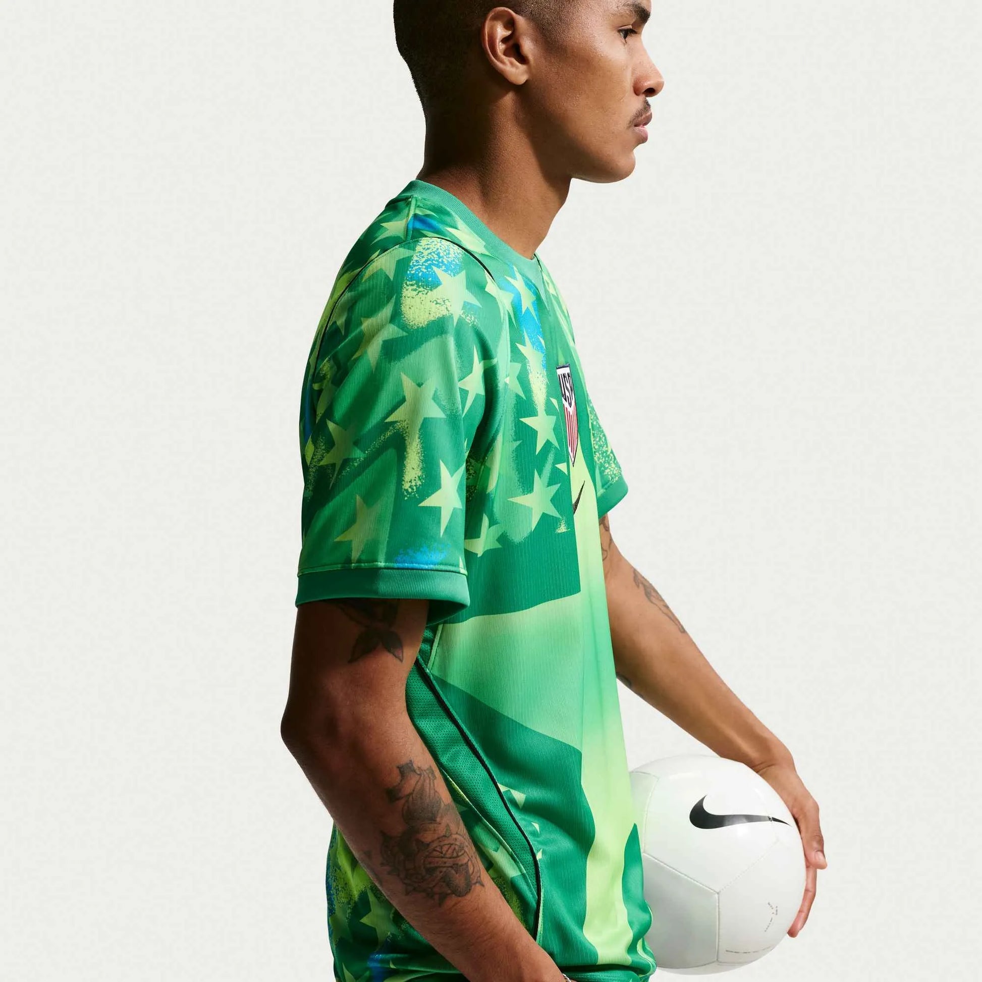 2026-27 USMNT Men's Stadium Goalkeeper Soccer Jersey Stadium Green/Black/Black - Nike