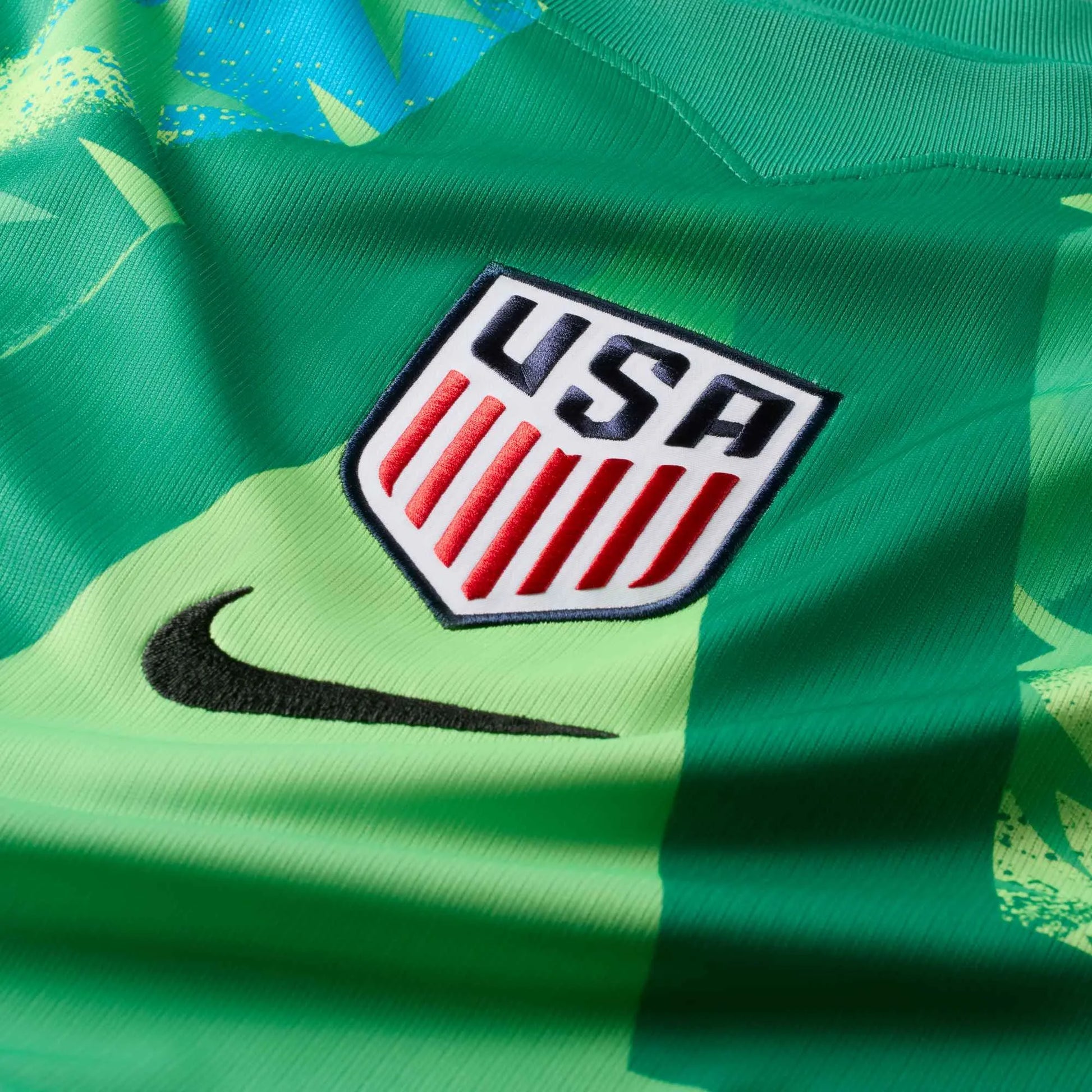 2026-27 USMNT Men's Stadium Goalkeeper Soccer Jersey Stadium Green/Black/Black - Nike