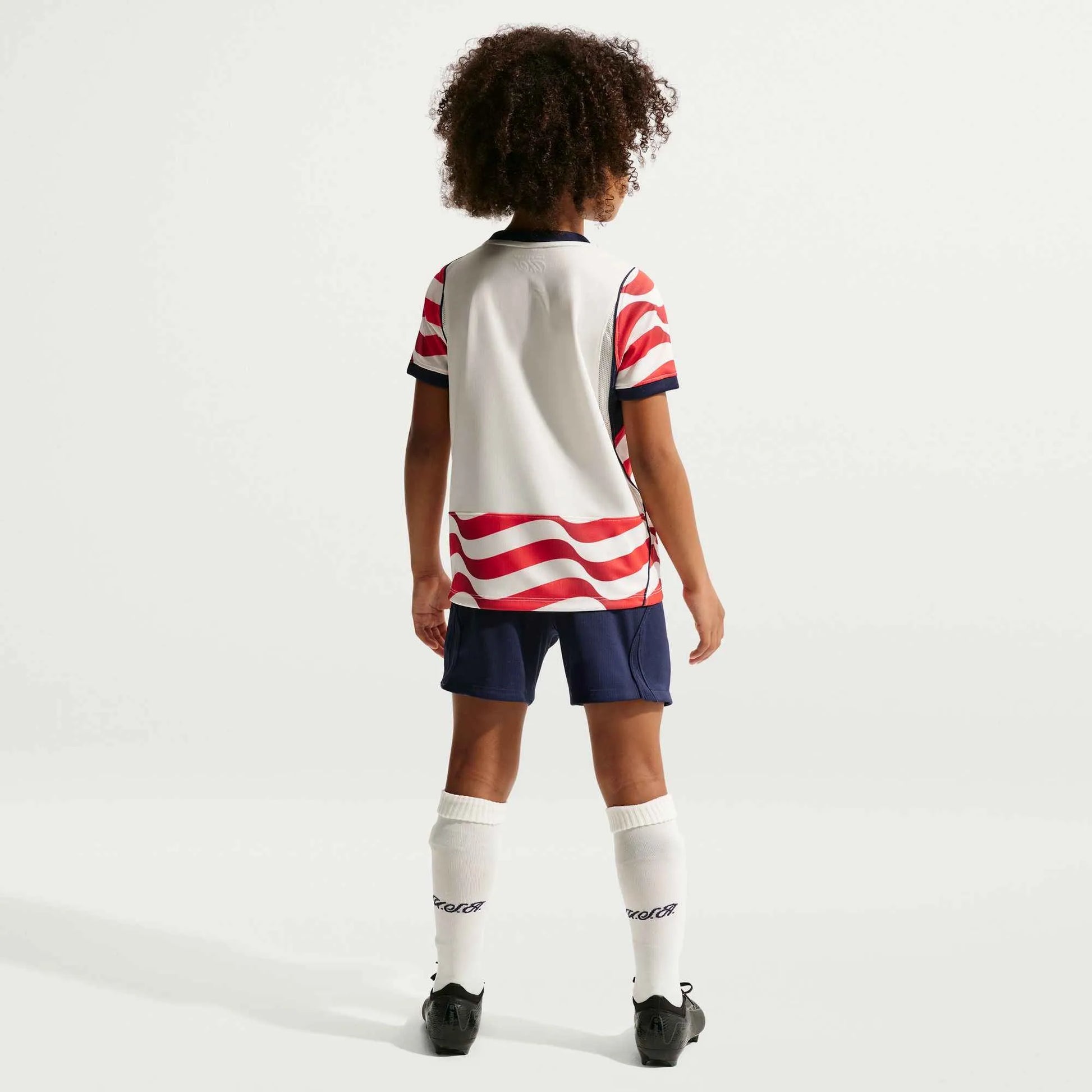 2026-27 USMNT Little Kid's Stadium Home Kit Sail/Midnight Navy/Midnight Navy - Nike