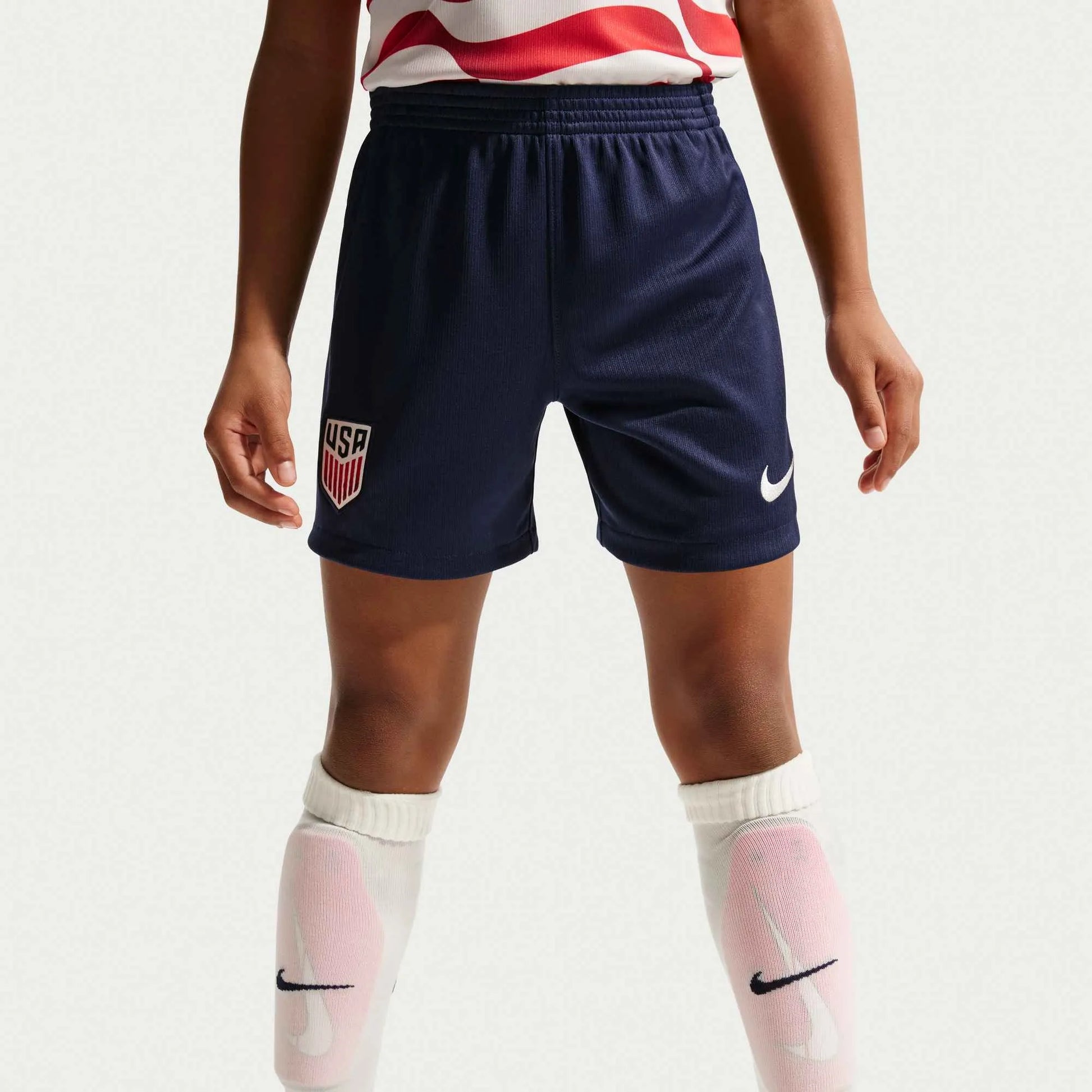2026-27 USMNT Little Kid's Stadium Home Kit Sail/Midnight Navy/Midnight Navy - Nike