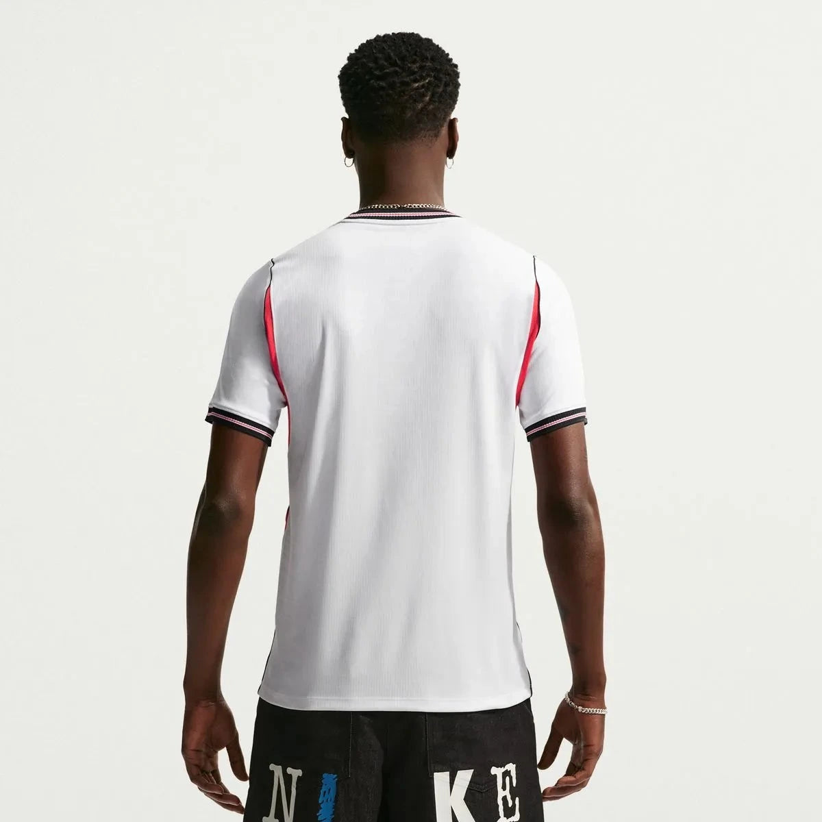 2026-27 England Men's Stadium Home Soccer Jersey White/Speed Red/Obsidian/Obsidian - Nike