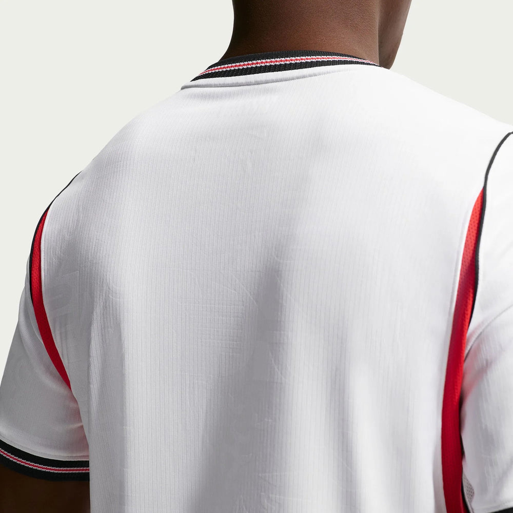 2026-27 England Men's Stadium Home Soccer Jersey White/Speed Red/Obsidian/Obsidian - Nike
