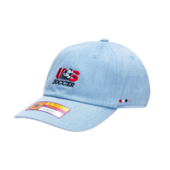 Fan Ink Collection USA Soccer "Making History" Adjustable Hat Light Blue -