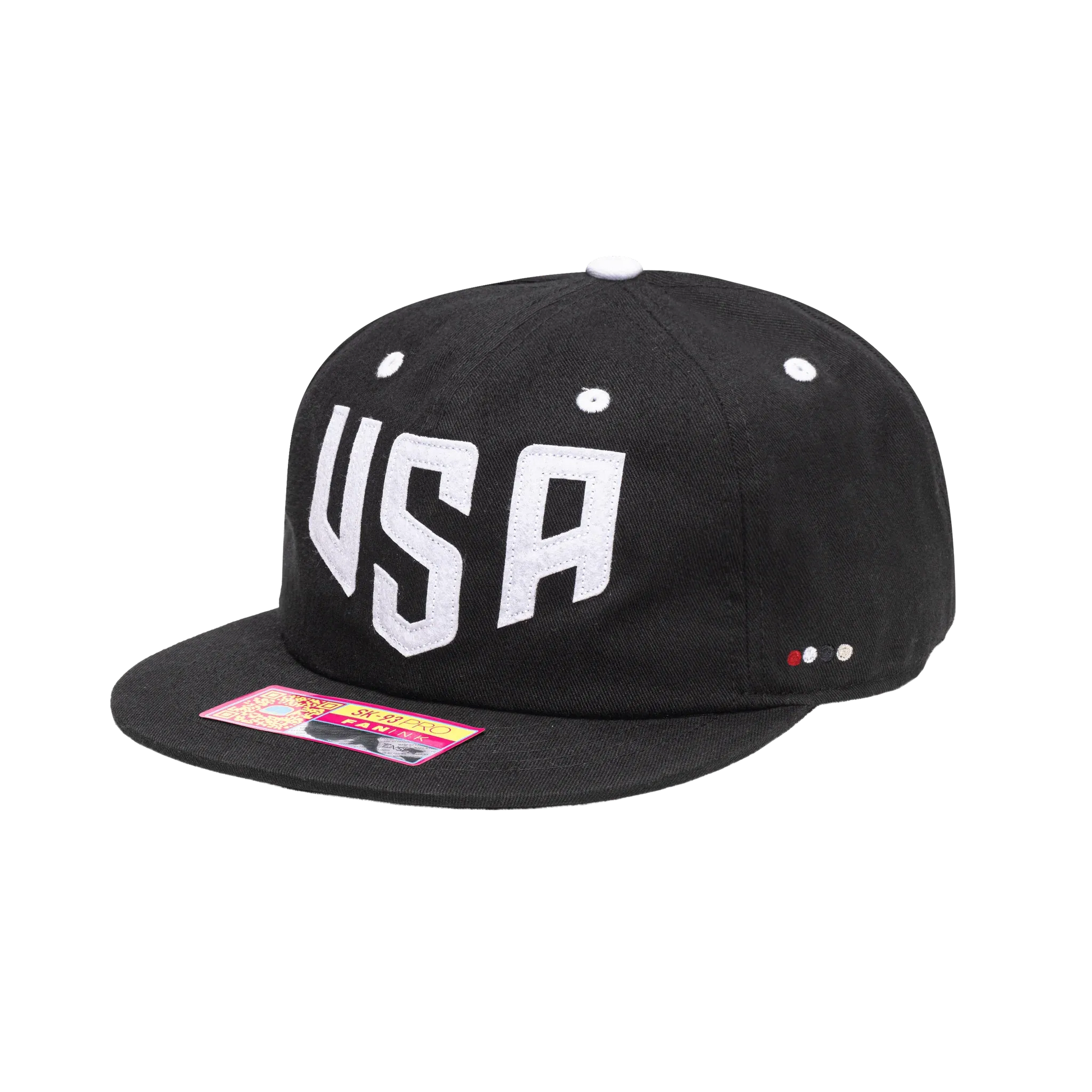 Fan Ink Collection USA Bankroll Snapback Hat Black -