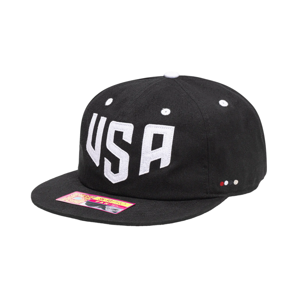Fan Ink Collection USA Bankroll Snapback Hat Black -